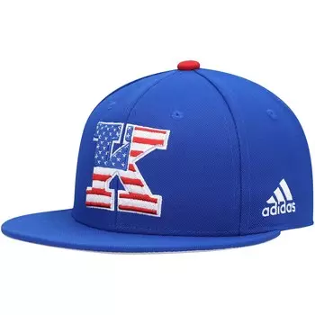 Бейсболка adidas Kansas Jayhawks, роял