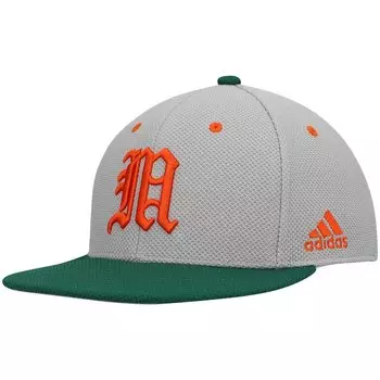 Бейсболка adidas Miami Hurricanes, серый