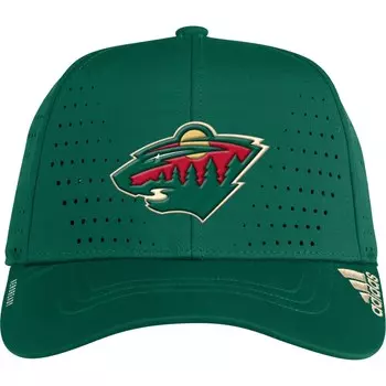 Бейсболка adidas Minnesota Wild, зеленый