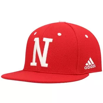 Бейсболка adidas Nebraska Huskers, алый