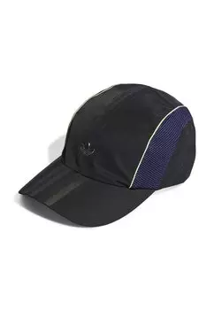Бейсболка adidas Originals, цвет blacknight flashgreen spark