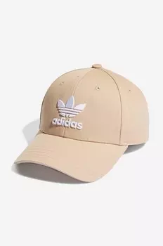 Бейсболка adidas Originals из хлопка, желтый
