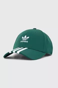 Бейсболка adidas Originals, зеленый