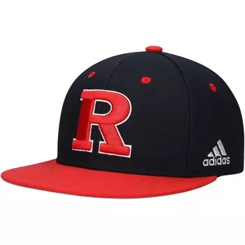 Бейсболка adidas Rutgers Scarlet Knights, черный