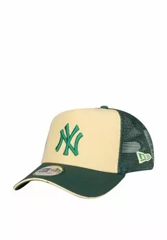 Бейсболка AFRAME SNPBACK TRUCKER YORK YANKEES New Era, бежевый