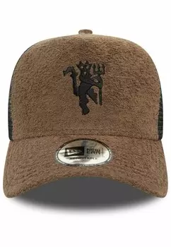 Бейсболка AFRAME TERRY MANCHESTER UNITED New Era, коричневый