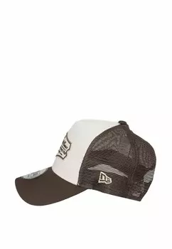 Бейсболка AFRAME TRUCKER RETRO PATCH New Era, коричневый