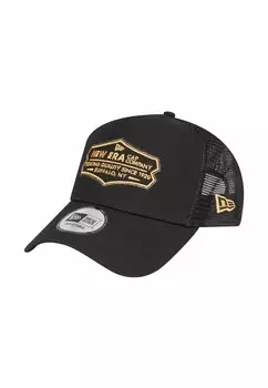Бейсболка AFRAME TRUCKER RETRO PATCH New Era, черный