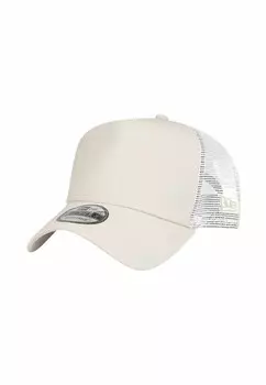 Бейсболка AFRAME TRUCKER RETRO PATCH New Era, цвет Stone