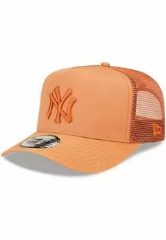Бейсболка AFRAME TRUCKER RIPSTOP NEW YORK YANKEES New Era, цвет toffee
