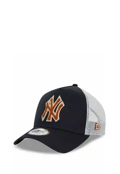 Бейсболка AFRAME TRUCKER YORK YANKEES New Era, цвет navy