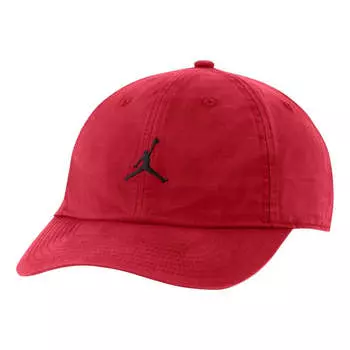 Бейсболка Air Jordan Jumpman Heritage86 Washed Cap 'Red Black', красный