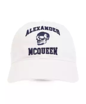 Бейсболка Alexander Mcqueen, белый