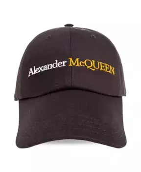 Бейсболка Alexander Mcqueen, коричневый