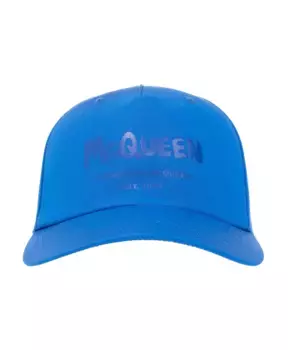 Бейсболка Alexander Mcqueen, синий