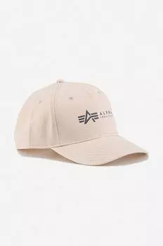 Бейсболка Alpha Industries, бежевый
