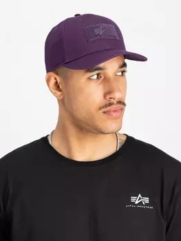 Бейсболка ALPHA INDUSTRIES Cap, цвет Plum