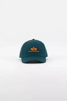 Бейсболка ALPHA INDUSTRIES Cap, изумрудный