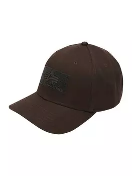 Бейсболка ALPHA INDUSTRIES Cap, темно-коричневый