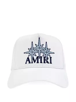 Бейсболка AMIRI Starburst, белый