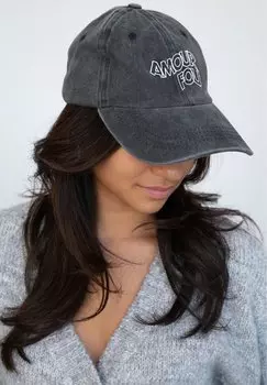 Бейсболка AMOUR FOU My Jewellery, цвет grey