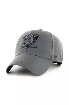 Бейсболка Anaheim Ducks из смесовой шерсти 47 brand, серый