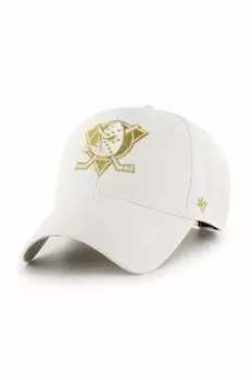Бейсболка Anaheim Ducks из смесовой шерсти 47 brand, белый