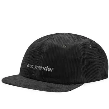 Бейсболка And Wander Corduroy, черный