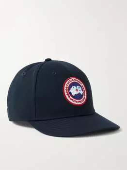 Бейсболка Arctic из твила с аппликацией логотипа CANADA GOOSE, нави