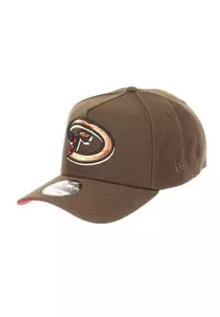 Бейсболка ARIZONA DIAMONDBACKS MLB 1998 INAUGURAL SEASON SIDEPATCH WALNUT 9FORTY A-FRAME SNAPBACK New Era, цвет braun