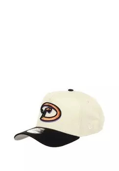 Бейсболка ARIZONA DIAMONDBACKS MLB WORLD CHAMPIONS 2001 SIDEPATCH COOPERSTOWN CHROME 9FORTY A-FRAME SNAPBACK New Era, цвет weiss