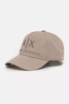 Бейсболка Armani Exchange, бежевый