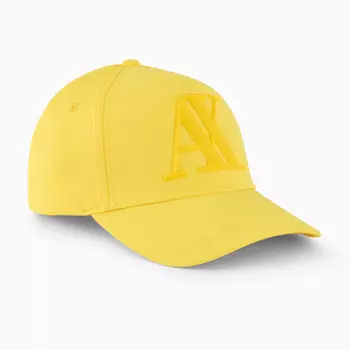 Бейсболка Armani Exchange Rubberised Logo, желтый