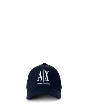 Бейсболка Armani Exchange с принтом, синий/белый