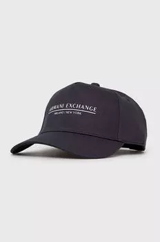 Бейсболка Armani Exchange, темно-синий