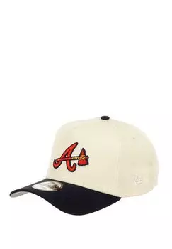 Бейсболка ATLANTA BRAVES MLB INAUGURAL SEASON 2017 SIDEPATCH COOPERSTOWN CHROME 9FORTY A-FRAME New Era, цвет weiss