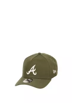 Бейсболка ATLANTA BRAVES MLB NEW 9FORTY A-FRAME SNAPBACK New Era, цвет oliv