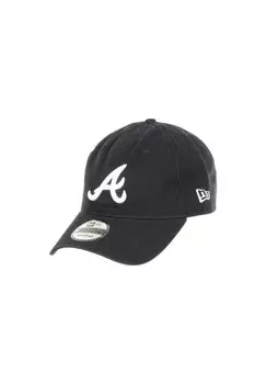 Бейсболка ATLANTA BRAVES MLB TEAM BLACK 9TWENTY UNSTRUCTURED STRAPBACK New Era, цвет schwarz