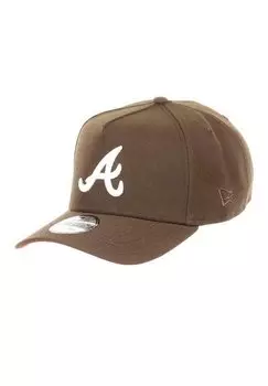 Бейсболка ATLANTA BRAVES MLB WORLD SERIES 1995 SIDEPATCH WALNUT 9FORTY A-FRAME SNAPBACK New Era, цвет braun