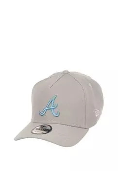 Бейсболка ATLANTA BRAVES MLB WORLD SERIES 1995 SIDEPATCH COOPERSTOWN SKY 9FORTY A-FRAME SNAPBACK New Era, цвет grau