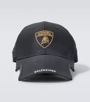 Бейсболка Automobili Lamborghini Balenciaga, черный