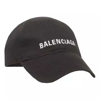 Бейсболка Balenciaga Cap 'Black White', черный