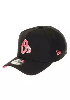 Бейсболка BALTIMORE ORIOLES MLB 50TH ANNIVERSARY SIDEPATCH LAVA 9FORTY A-FRAME ADJUSTABLE New Era, черный