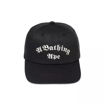 Бейсболка BAPE A Bathing Ape Panel Cap, черный