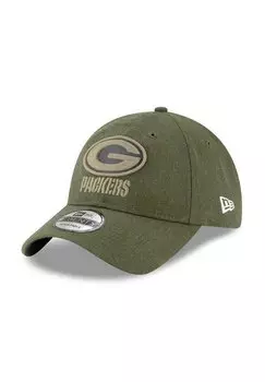 Бейсболка BAY PACKERS NFL ON FIELD 2018 SALUTE TO SERVICE 9TWENTY AD New Era, цвет grn