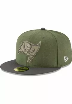 Бейсболка BAY PACKERS ON FIELD 2018 SALUTE TO SERVICE 59FIFTY New Era, цвет tampa bay buccaneers