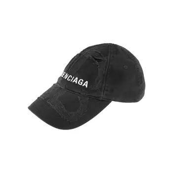 Бейсболка Bb Laser Destroyed Velcro Tab Cap Balenciaga