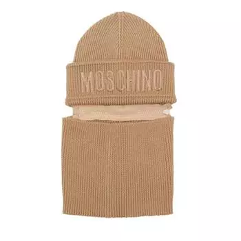 Бейсболка beanie Moschino, бежевый