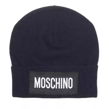 Бейсболка beanie Moschino, синий