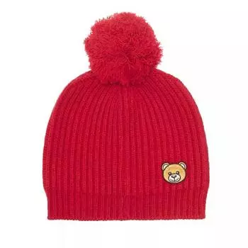 Бейсболка beanie red Moschino, красный